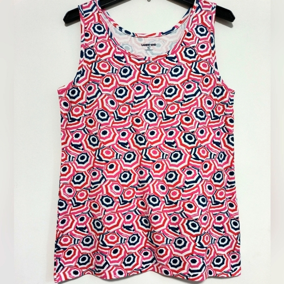 Lands' End Sleeveless Tank Top / Size Medium Tall - Picture 1 of 9